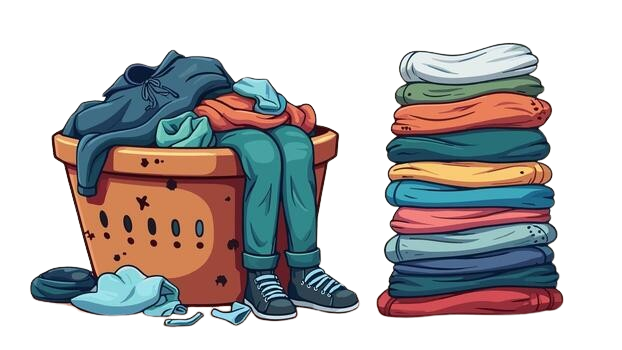 Laundry illustration