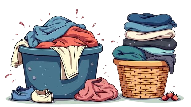 Laundry illustration
