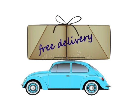 Free delivery illustration